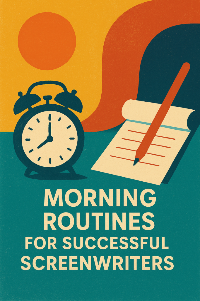 morning routines for screenwriters