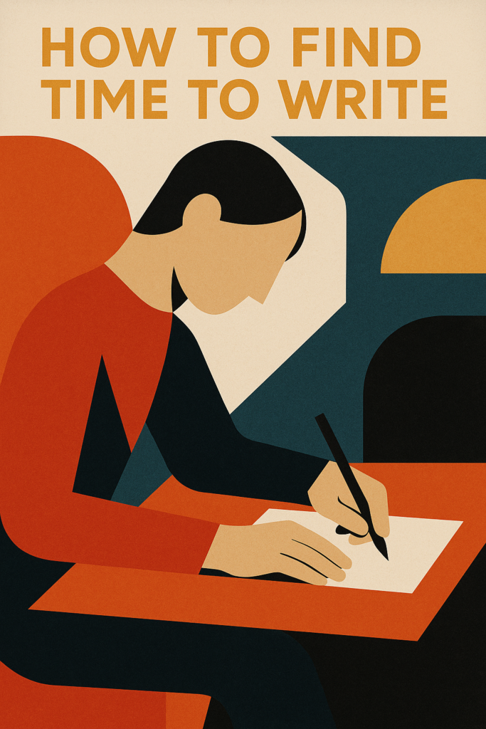 how to find time to write