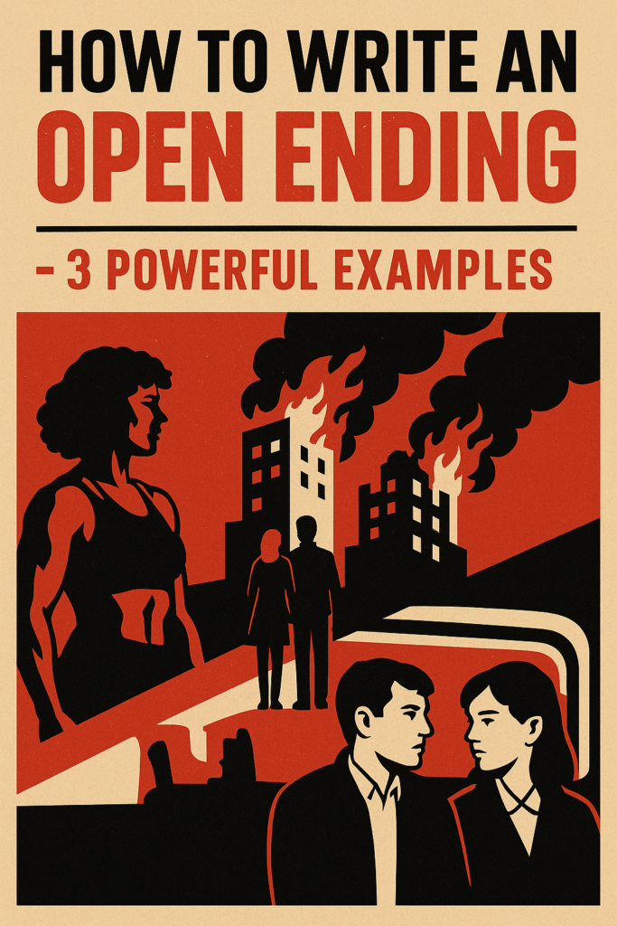 how to write an open ending