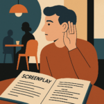 listening for dialogue in screenplay
