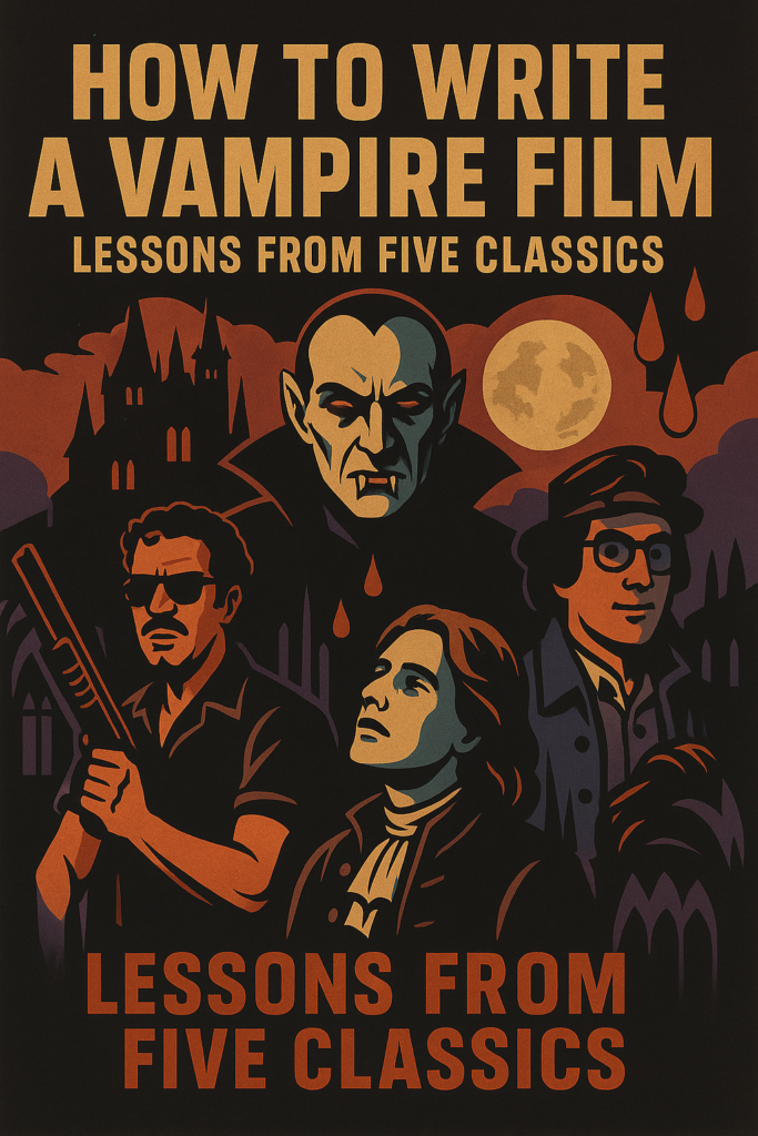 how to write a vampire film