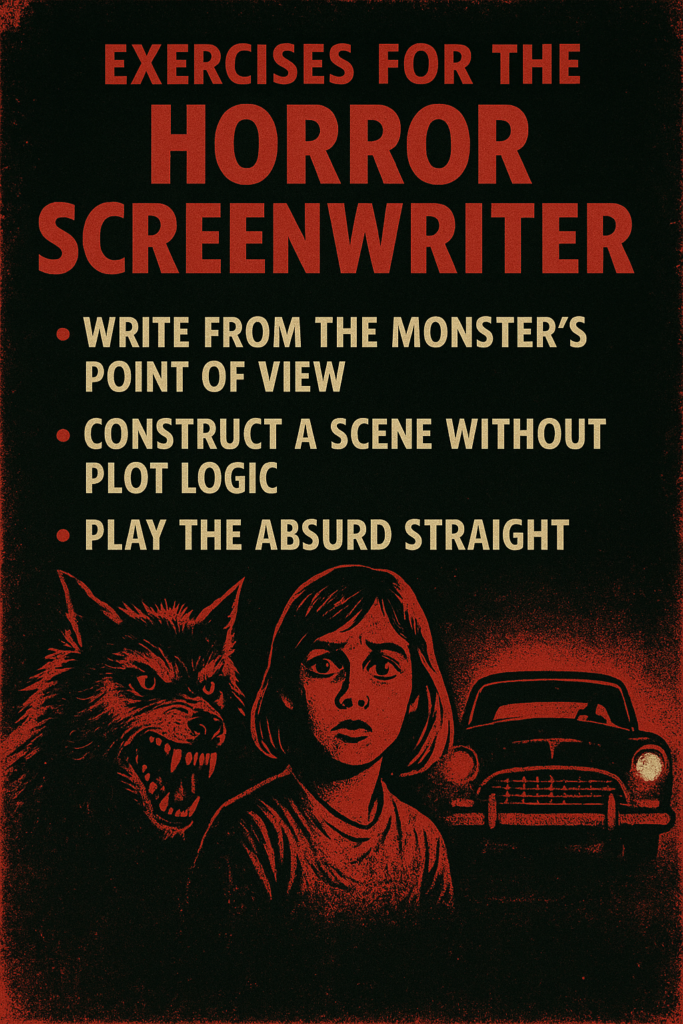 horror films for screenwriters
