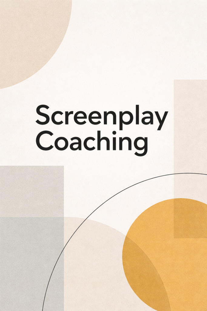 screenplay coaching
